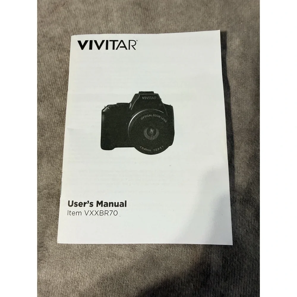 Vivitar - 4K (2160) Video Hybrid Optical Zoom Bridge Camera with Lens - Black